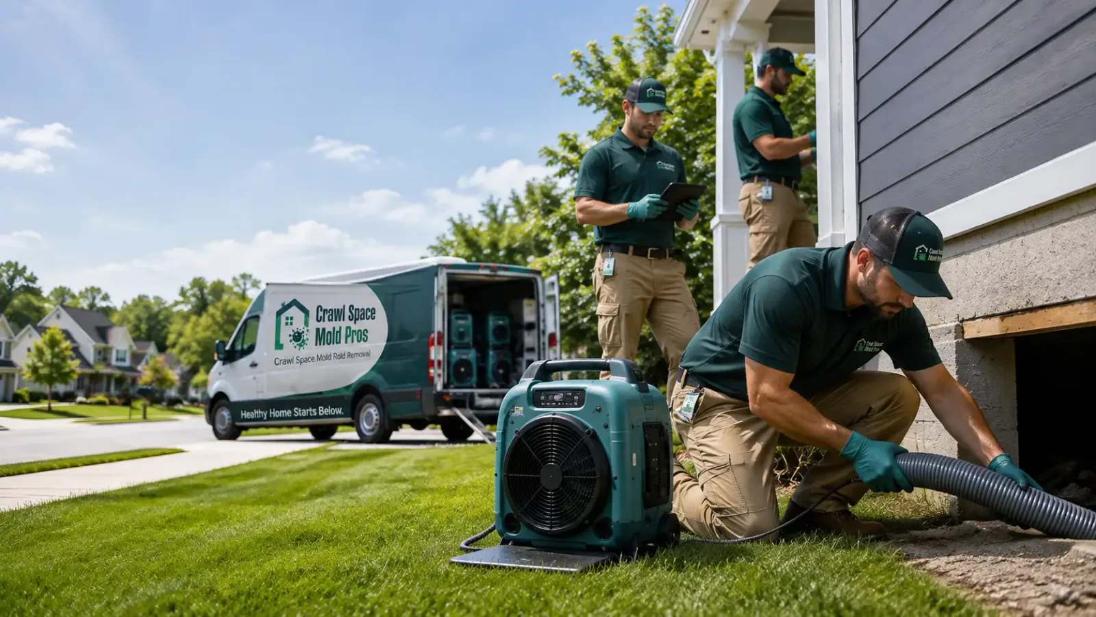 Crawl Space Mold Removal in Ellendale, MN